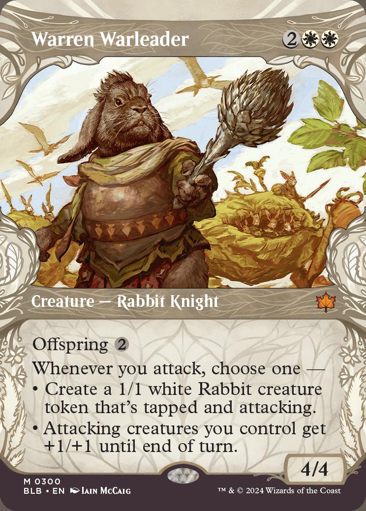 Warren Warleader Bloomburrow Variants Standard Card Kingdom