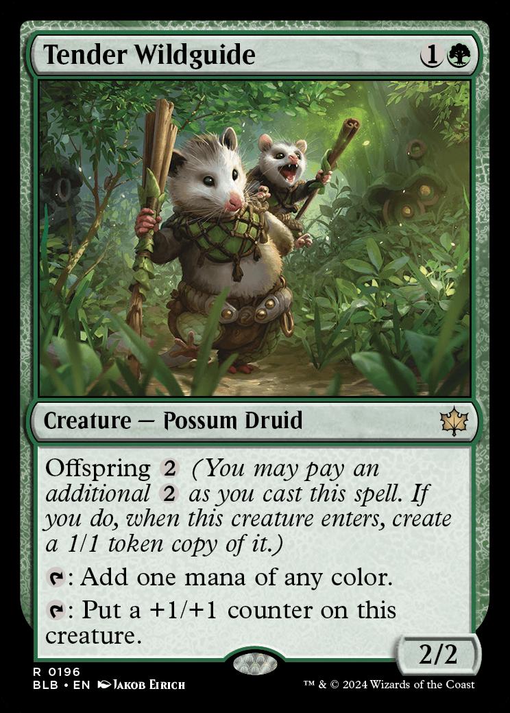 Tender Wildguide Bloomburrow Standard Card Kingdom