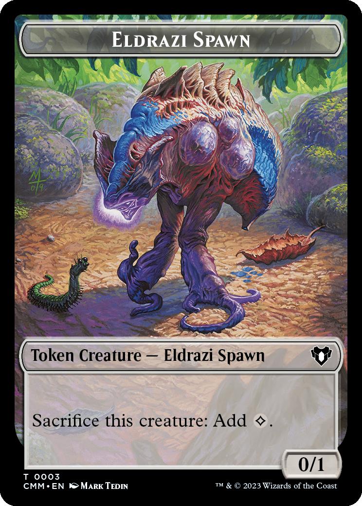 Eldrazi Spawn Token Commander Masters Commander Card Kingdom