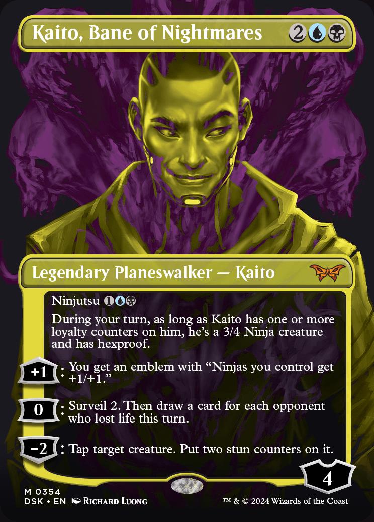 Kaito Bane Of Nightmares Duskmourn House Of Horror Variants Foil