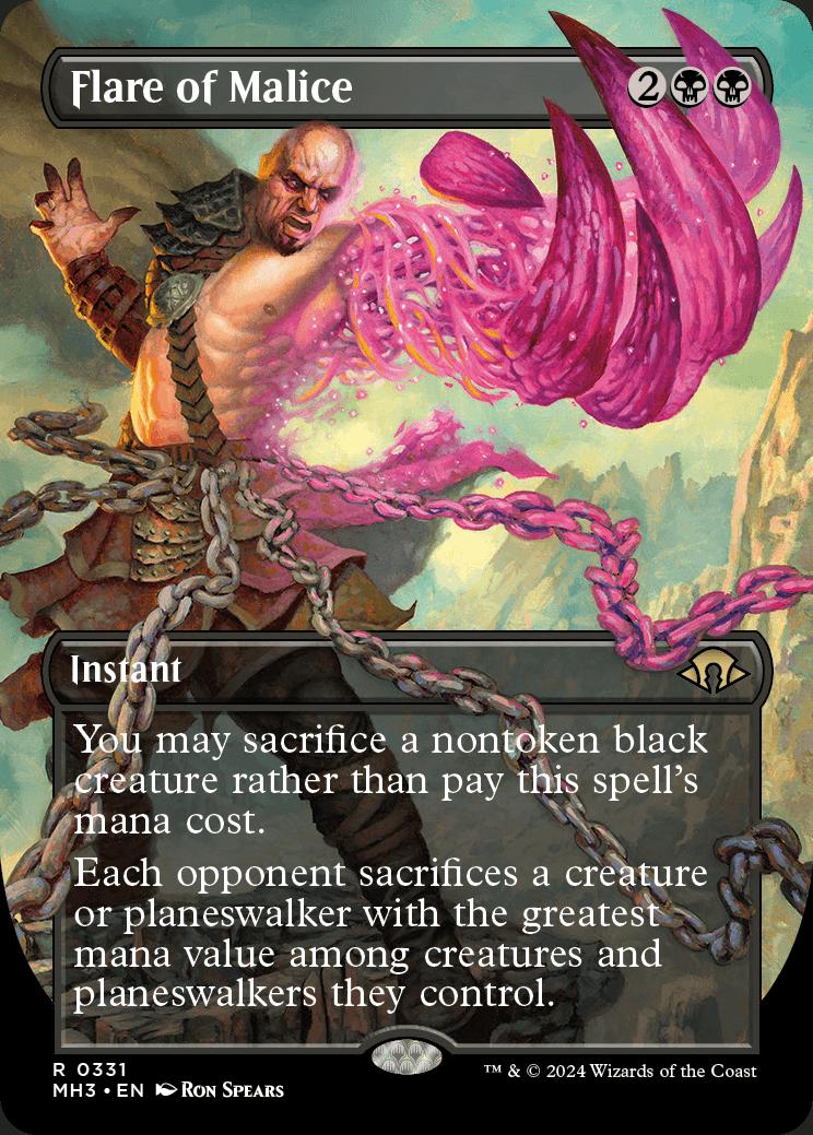 Flare Of Malice Modern Horizons 3 Variants Modern Card Kingdom