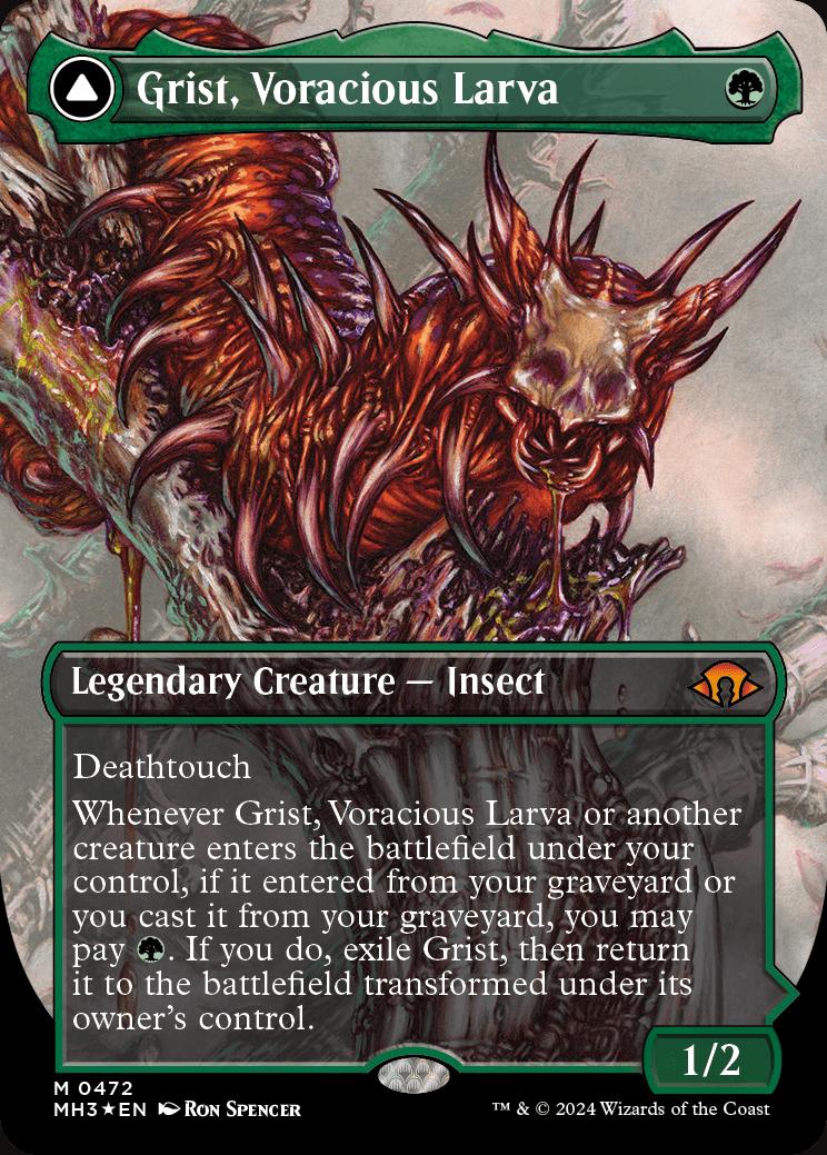 Grist Voracious Larva Modern Horizons Variants Foil Modern