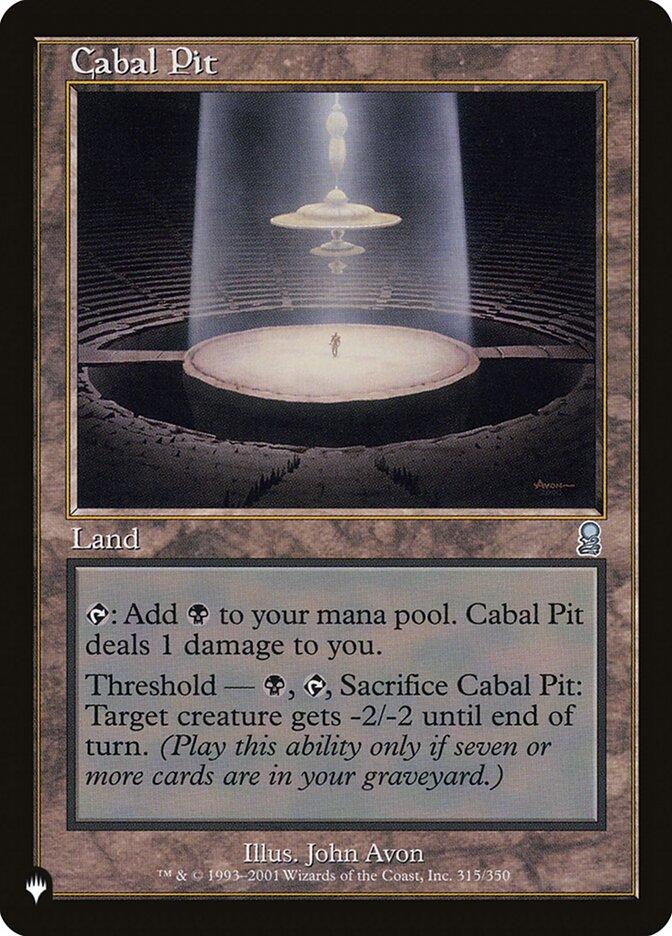 Cabal Pit Mystery Booster The List Card Kingdom