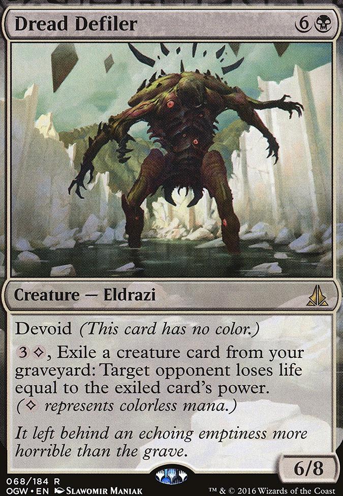 Dread Defiler Oath Of The Gatewatch Foil Modern Card Kingdom