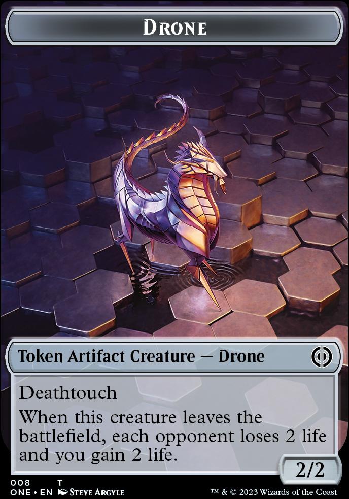 Drone Token Phyrexia All Will Be One Standard Card Kingdom