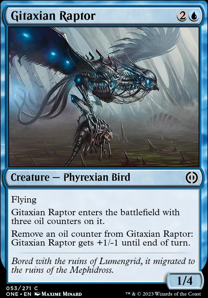 Gitaxian Raptor Phyrexia All Will Be One Standard Card Kingdom