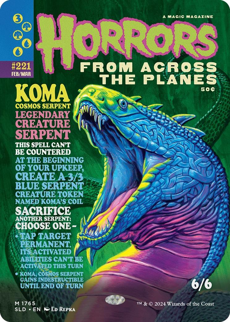 Koma Cosmos Serpent Secret Lair Card Kingdom