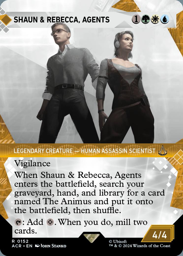 Shaun Rebecca Agents Universes Beyond Assassin S Creed Variants