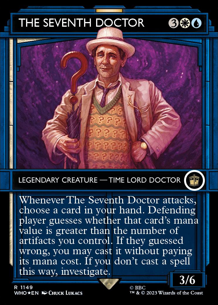 The Seventh Doctor Universes Beyond Doctor Who Variants Foil