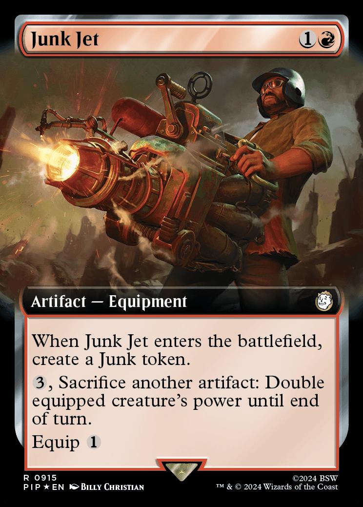 Junk Jet Universes Beyond Fallout Variants Foil Commander Card