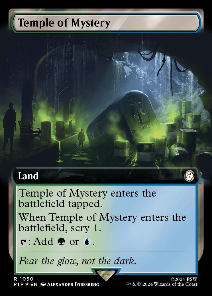 Temple Of Mystery Universes Beyond Fallout Variants Foil Commander