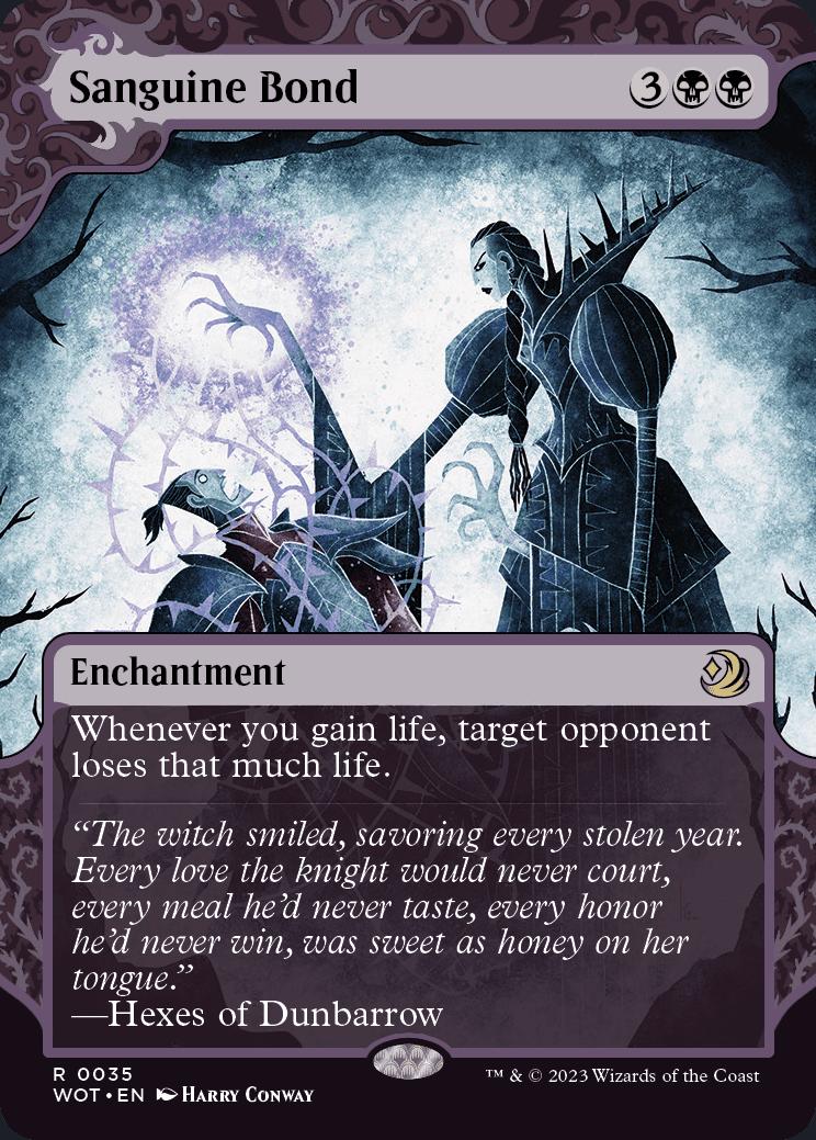 Sanguine Bond Wilds Of Eldraine Enchanting Tales Foil Card Kingdom