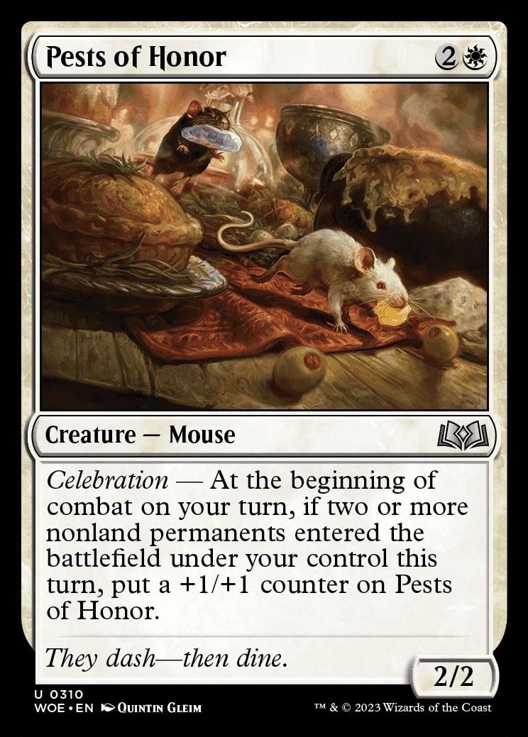 Pests Of Honor Wilds Of Eldraine Foil Standard Card Kingdom