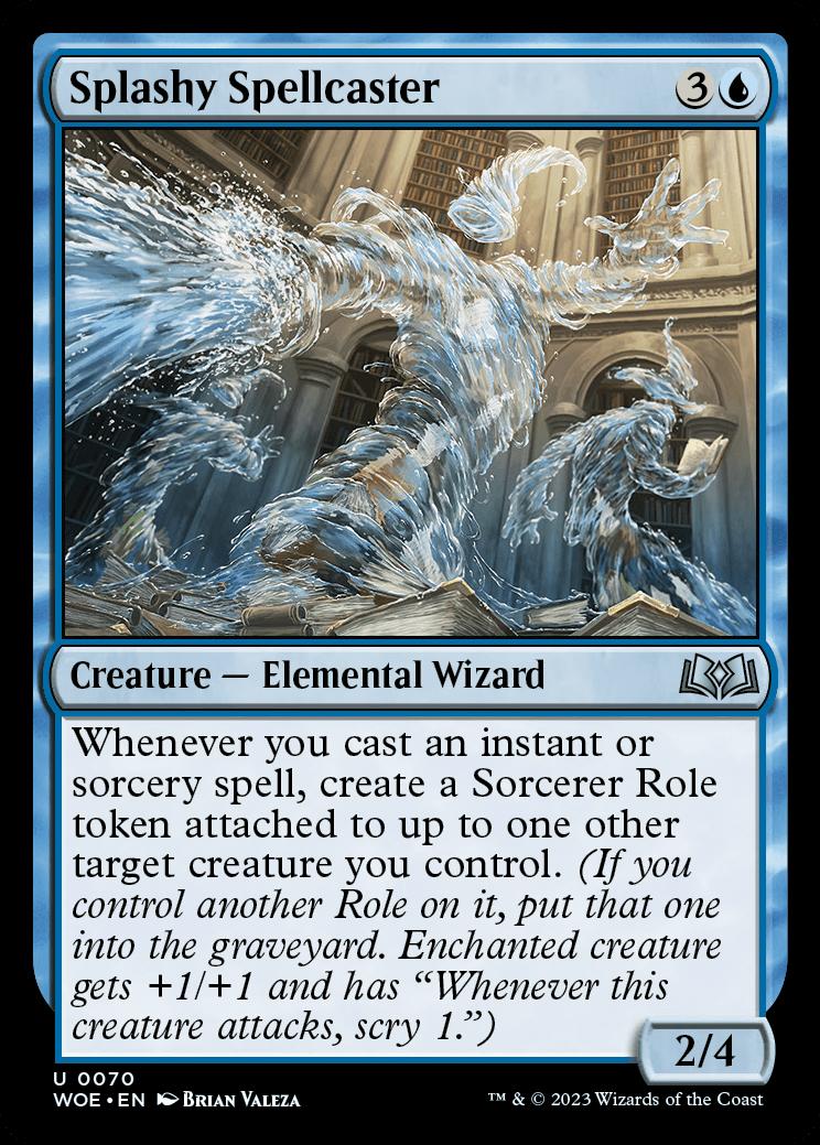 Splashy Spellcaster Wilds Of Eldraine Standard Card Kingdom