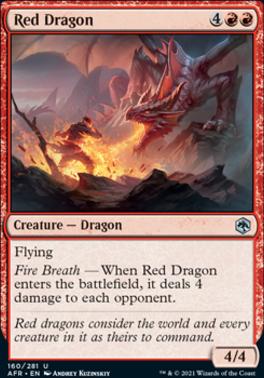 Red Dragon | Adventures in the Forgotten Realms Foil | Pioneer