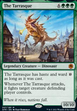 The Tarrasque | Adventures in the Forgotten Realms Foil | Pioneer | Card  Kingdom