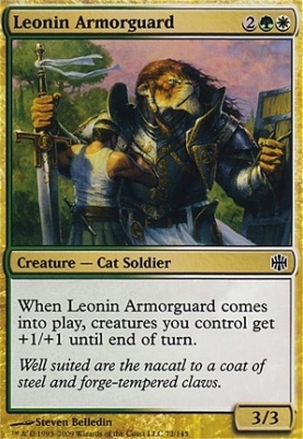 Magic The Gathering Cards | Alara Reborn | Leonin Armorguard