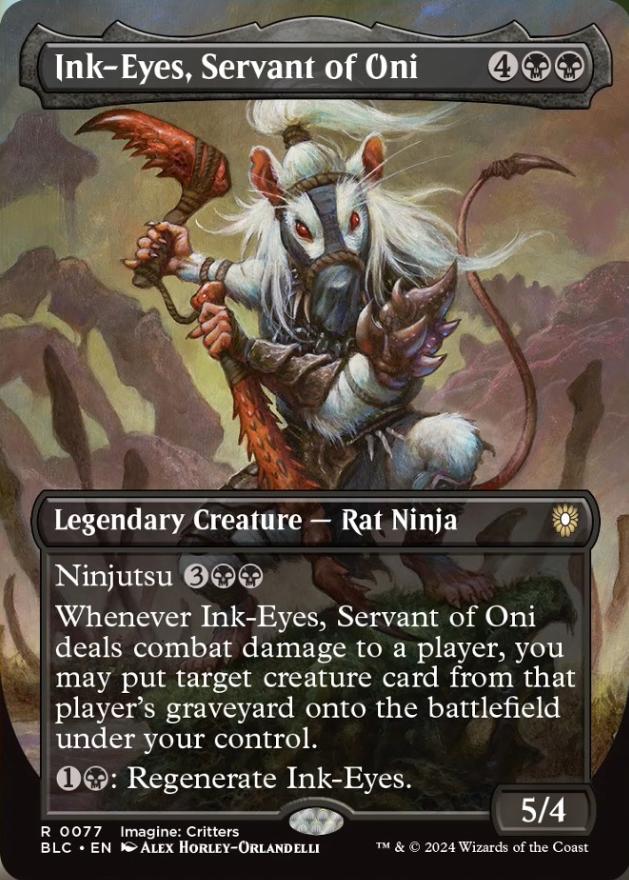 Ink-Eyes, Servant of Oni | Bloomburrow Commander Decks Variants ...