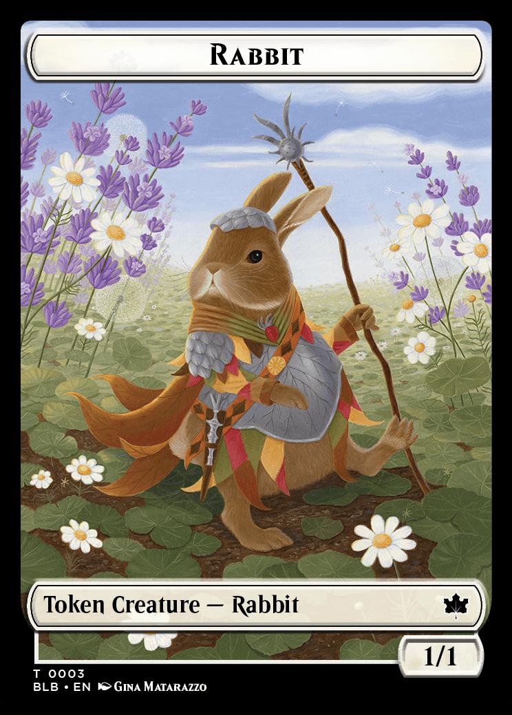 Rabbit Token | Bloomburrow Foil | Standard | Card Kingdom