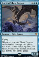 Ancient Brass Dragon Art Card} // {Ancient Brass Dragon Stat Card} (#2)  (Signed), Art Series: Commander Legends: Battle for Baldur's Gate -  Variants