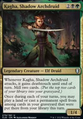 Kagha, Shadow Archdruid | Commander Legends: Battle for Baldur's Gate ...