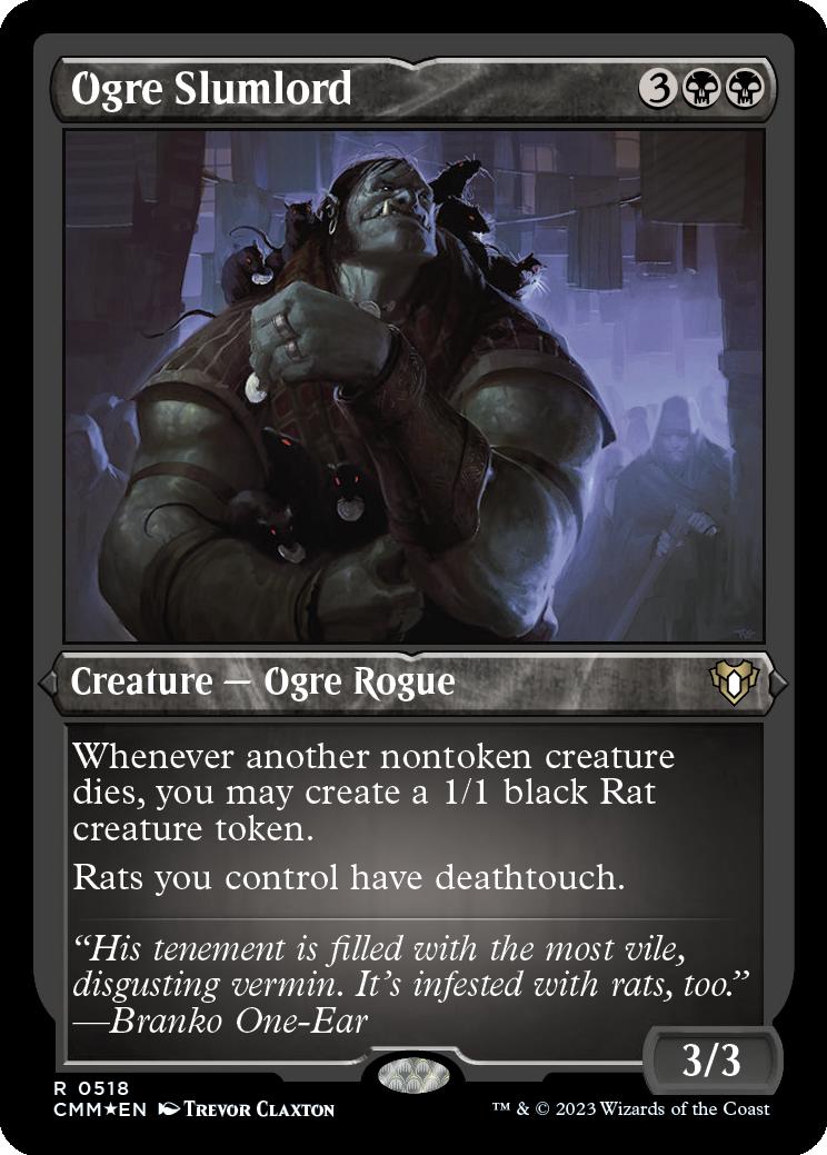 Commander Masters Variants Foil: Ogre Slumlord (Foil Etched)