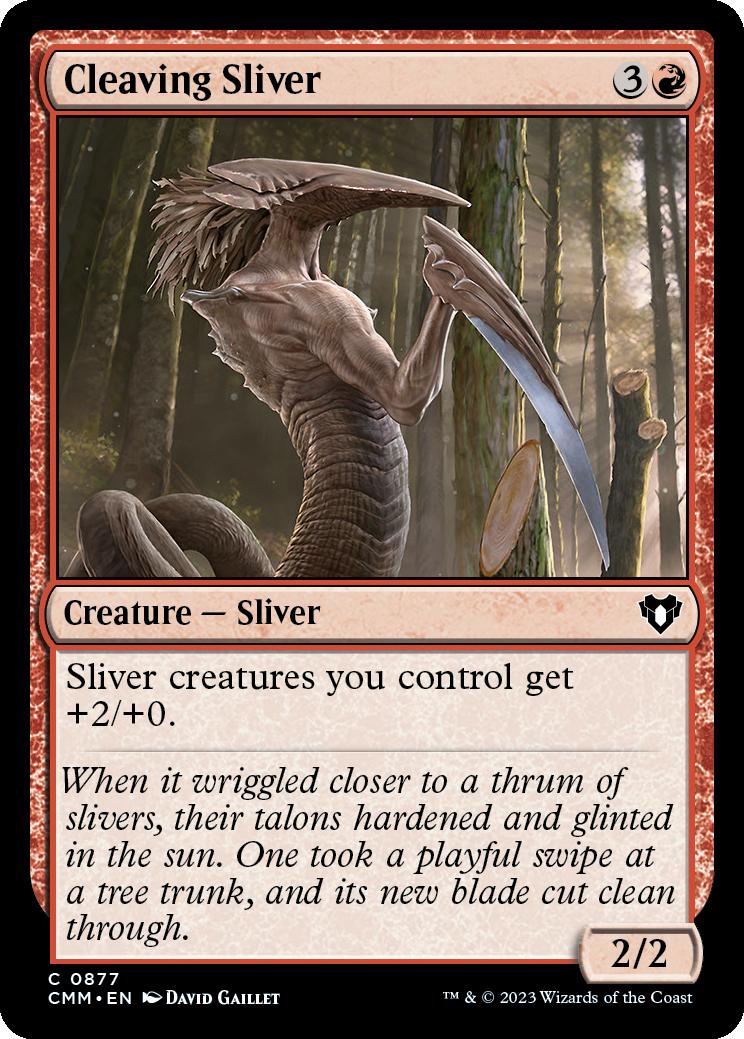 Cleaving Sliver | Commander Masters | Commander | Card Kingdom