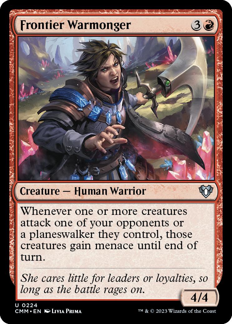 Frontier Warmonger Commander Masters Commander Card Kingdom