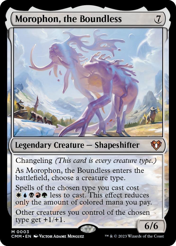 Morophon, the Boundless  Commander Masters - Card Kingdom