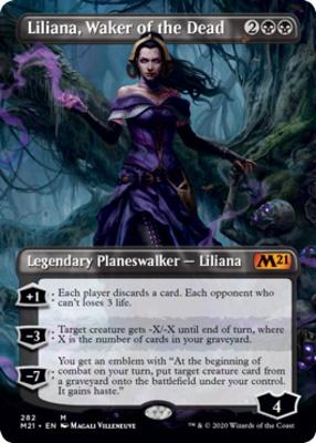 Liliana, Waker of the Dead | Core Set 2021 Variants Foil | Modern