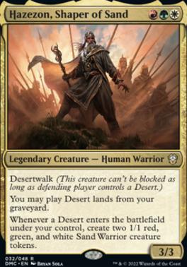 Hazezon, Shaper of Sand | Dominaria United Commander Decks | Commander ...