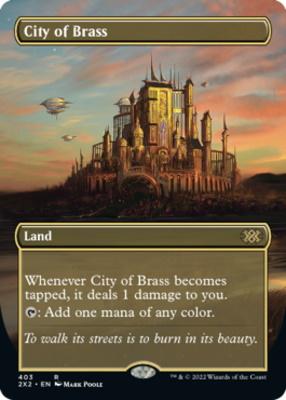 City of Brass | Double Masters 2022 Variants Foil | Card Kingdom
