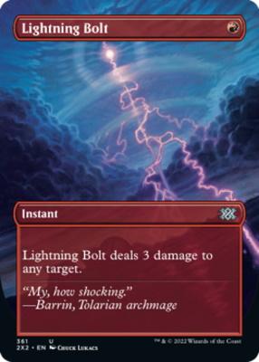 Lightning Bolt | Double Masters 2022 Variants Foil | Card Kingdom