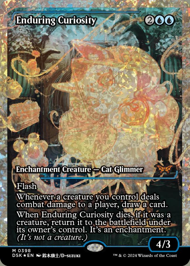 Enduring Curiosity | Duskmourn: House of Horror Variants Foil | Standard |  Card Kingdom