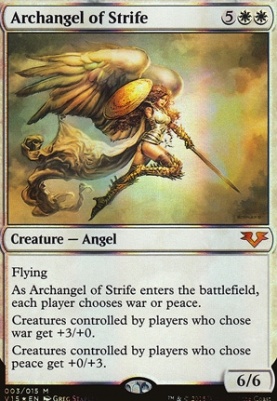 Magic The Gathering Cards | From the Vault: Angels | Archangel of Strife