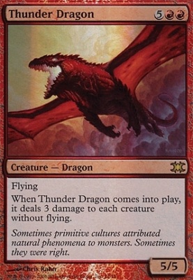 Magic The Gathering Cards | From the Vault: Dragons | Thunder Dragon