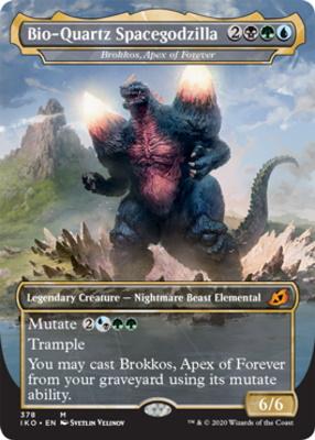 Brokkos, Apex of Forever | Ikoria: Lair of Behemoths Variants Foil