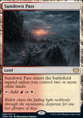 Sundown Pass | Innistrad: Crimson Vow Foil | Standard | Card Kingdom