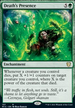 Death's Presence | Innistrad: Midnight Hunt Commander Decks | Commander ...