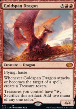 Goldspan Dragon | Jumpstart 2022 | Card Kingdom