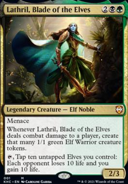 Lathril, Blade of the Elves | Kaldheim Commander Decks | Commander ...