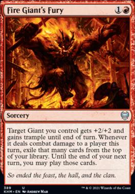 Fire Giant's Fury | Kaldheim | Pioneer | Card Kingdom