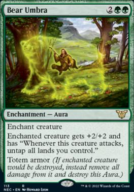 Bear Umbra | Kamigawa: Neon Dynasty Commander Decks | Commander