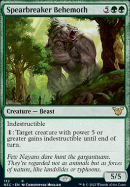 Spearbreaker Behemoth | Kamigawa: Neon Dynasty Commander Decks ...