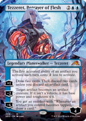 Tezzeret, Betrayer of Flesh | Kamigawa: Neon Dynasty Variants