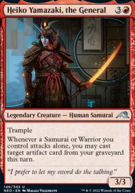 Heiko Yamazaki the General Kamigawa Neon Dynasty Standard Card Kingdom