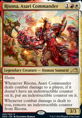 Risona Asari Commander Kamigawa Neon Dynasty Standard Card