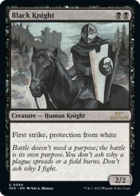 Black Knight | Magic 30th Anniversary Edition | Card Kingdom