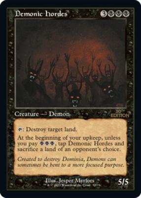 Demonic Hordes | Magic 30th Anniversary Edition | Card Kingdom