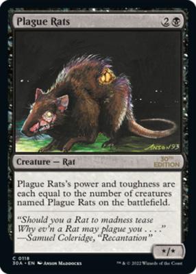 Plague Rats | Magic 30th Anniversary Edition | Card Kingdom